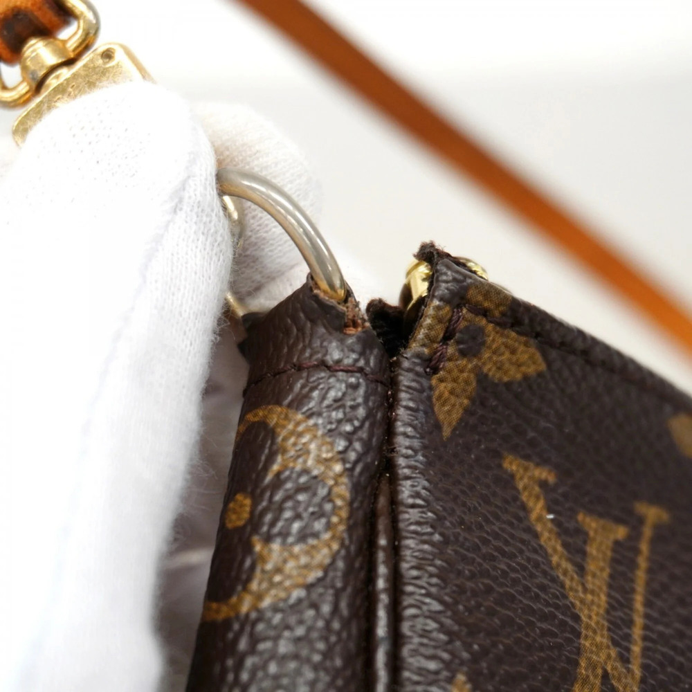 LOUIS VUITTON Brown Monogram Pochette Pouch - Picture 8 of 12